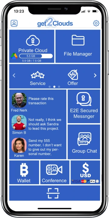 get2Clouds - Privacy Bitcoin Wallet & Messenger